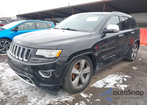 2015 Jeep Grand Cherokee Overland из США, поврежденный, VIN 1C4RJFCGXFC604663